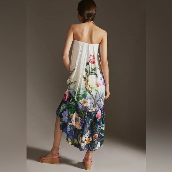 Anthropologie floral hi-low maxi Size M - Picture 6 of 7